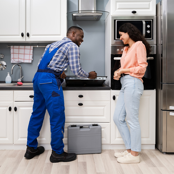 what kind of warranty do you offer on your cooktop repair services in Johnson NE